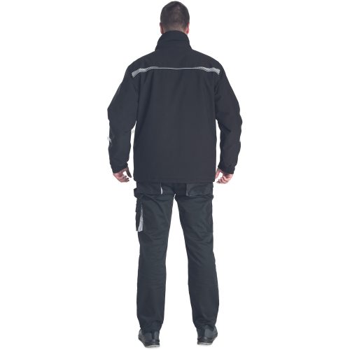 EMERTON STR Fekete Téli Munkáskabát - L