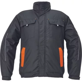   Cerva Max Vivo Pilot Téli Munkásdzseki Fekete/Narancssárga