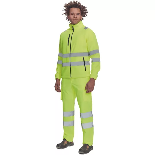 Cerva Almeria HV Láthatósági Polár Pulóver Sárga