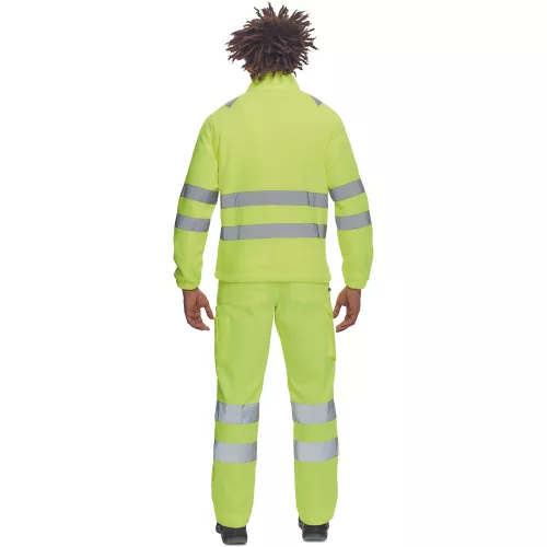 Cerva Almeria HV Láthatósági Polár Pulóver Sárga