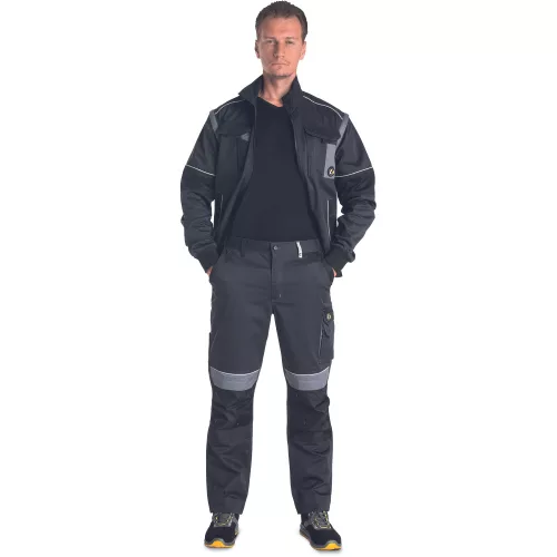 MAX ECO STRETCH Fekete Munkavédelmi kabát
