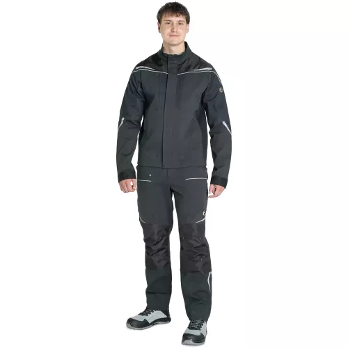 Stirling Stretch Munkavédelmi kabát fekete - 42