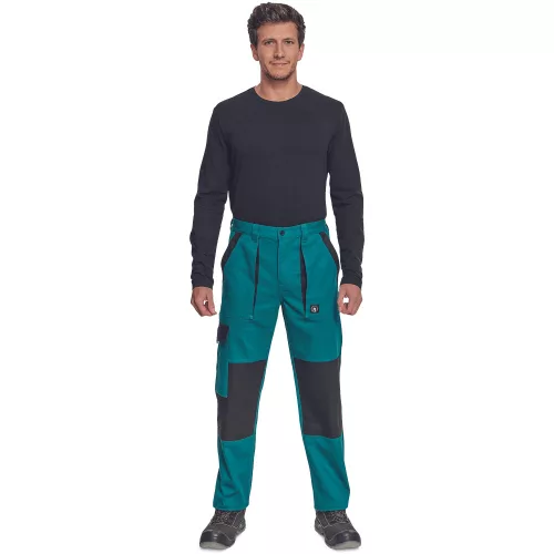 Cerva Max Neo Munkásnadrág Zöld/Fekete - 64