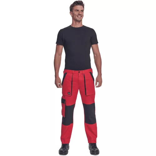 Cerva Max Neo Munkásnadrág Piros/Fekete