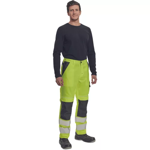 Cerva Max Vivo Láthatósági Nadrág HV Sárga