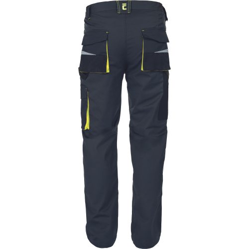 EMERTON STR Fekete/Sárga munkásnadrág