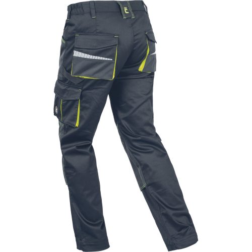 EMERTON STR Fekete/Sárga munkásnadrág - 58