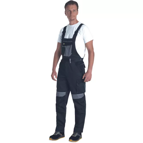 MAX ECO STRETCH Fekete Kantáros Nadrág - 44