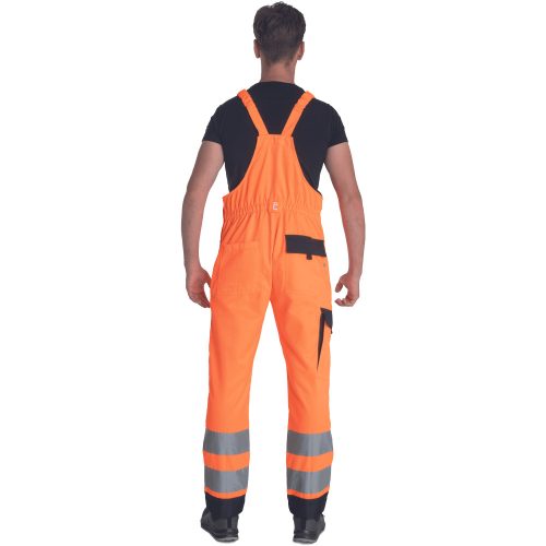 MAX NEO HV Narancs Láthatósági Kantáros Nadrág - 44