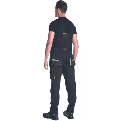 EMERTON STR Fekete/Sárga Kantáros Nadrág