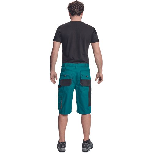 FF Carl Be-01-009 Munkás Rövidnadrág Zöld/Fekete - 46