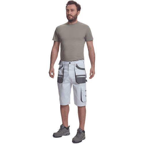 FF Carl Be-01-009 Munkas Rovidnadrag feher