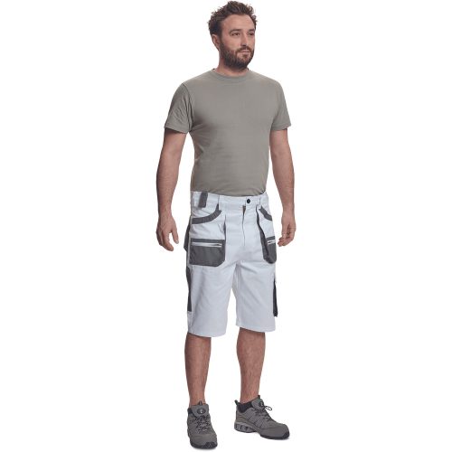 FF Carl Be-01-009 Munkas Rovidnadrag feher