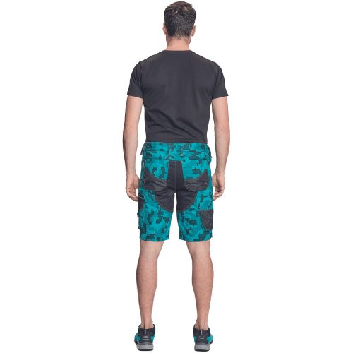 03570008 Cerva Neurum Terepmintás Rövidnadrág petrol kék