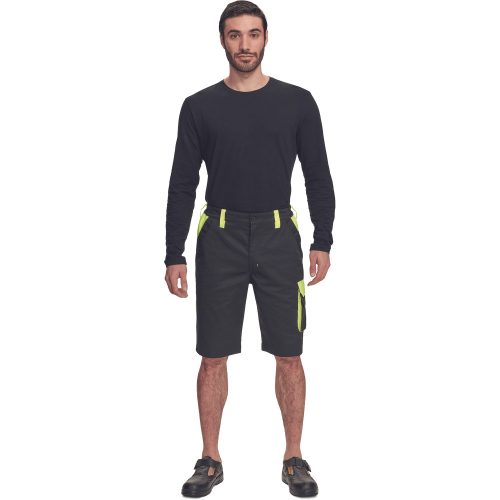 Cerva Max Vivo Munkás Rövidnadrág Fekete/Sárga