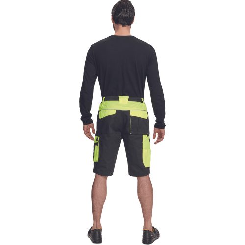 Cerva Max Vivo Munkás Rövidnadrág Fekete/Sárga - 66