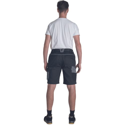MAX ECO STRETCH Fekete Munkás rövidnadrág