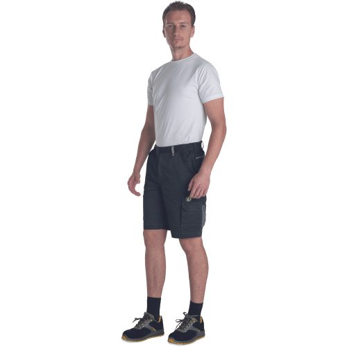 MAX ECO STRETCH Fekete Munkás rövidnadrág