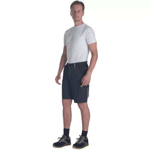 MAX ECO STRETCH Fekete Munkás rövidnadrág