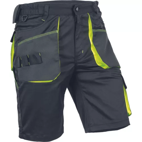 EMERTON STR Fekete/Sárga Munkás rövidnadrág