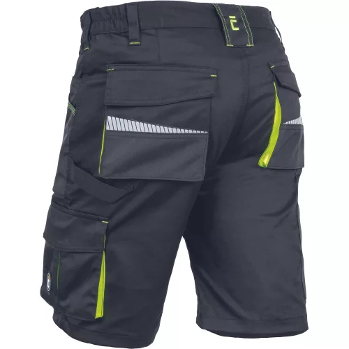 EMERTON STR Fekete/Sárga Munkás rövidnadrág