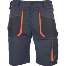 EMERTON STR Fekete/Narancs Munkás rövidnadrág