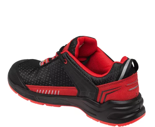 Bennon Lumino S1P ESD Munkavédelmi Cipő Fekete/Piros - 37
