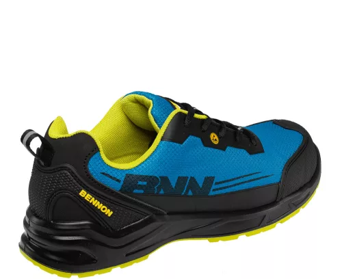 Bennon Arano S3 ESD Munkavédelmi Cipő Kék/Fekete - 37
