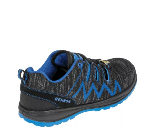 Bennon Knitter S1 ESD SRC Textiles Munkavédelmi Szandál Szürke/Kék - 38