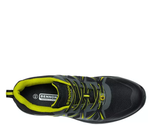 Bennon Spiker S3 ESD Munkavédelmi Cipő Fekete/Sárga - 37