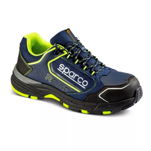 Sparco Allroad Sochi S3 Munkavédelmi Cipő Sötétkék/Sárga - 42