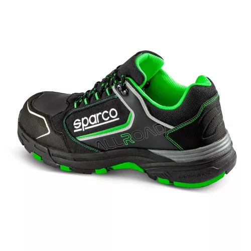 Sparco Allroad Baku S3 Munkavédelmi Cipő Fekete/Zöld - 40