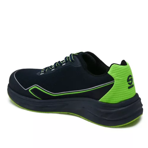 Sparco Impulse Willen S1PS ESD Munkavédelmi cipő Fekete/Zöld - 39
