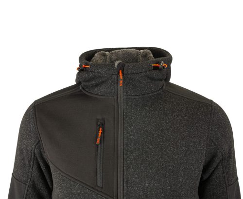 Bennon Nortos Kapucnis Szőrmés Pulóver