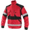 CXS Luxy Bright Fényvisszaverő Munkáskabát piros