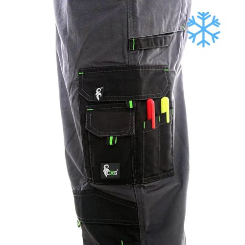 cxs sirius nikolas derekas munkásnadrág sötétszürke zöld