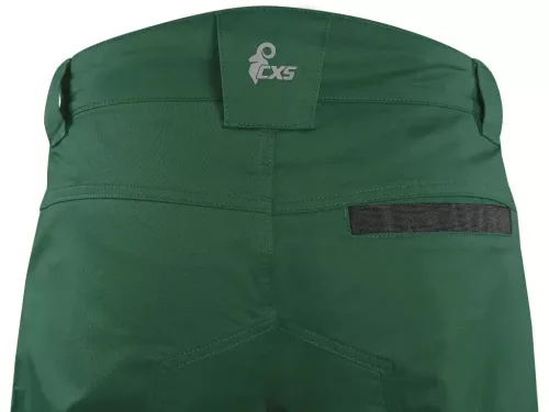 CXS Solis Rugalmas Munkásnadrág Zöld/Fekete - 46