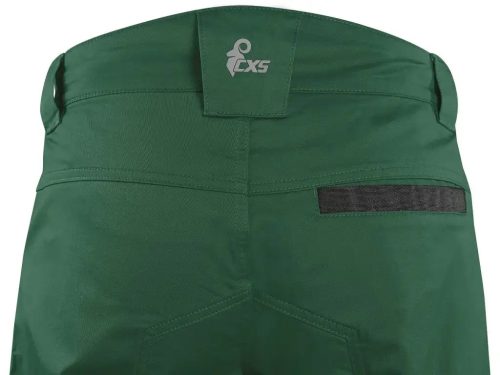 CXS Solis Rugalmas Munkásnadrág Zöld emelt dereka