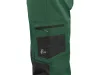CXS Solis Rugalmas Munkásnadrág Zöld/Fekete - 46