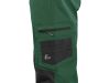 CXS Solis Rugalmas Munkásnadrág Zöld bal lábszáron multifunkciós zseb