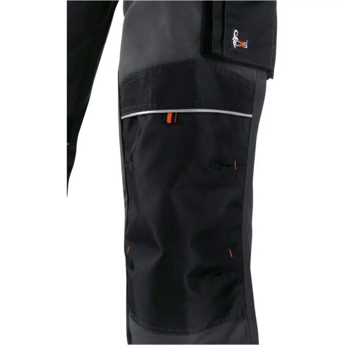 cxs sirius tristan kertésznadrág sötétszürke narancssárga