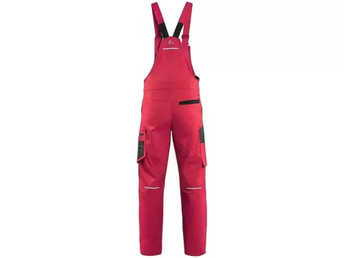 CXS Solis Rugalmas Kantáros nadrág Piros/Fekete - 62