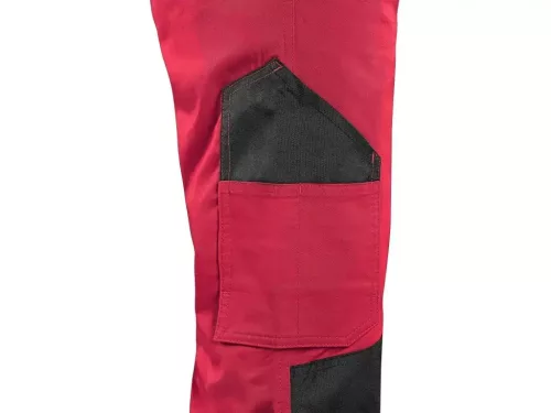 CXS Solis Rugalmas Kantáros nadrág Piros/Fekete - 62