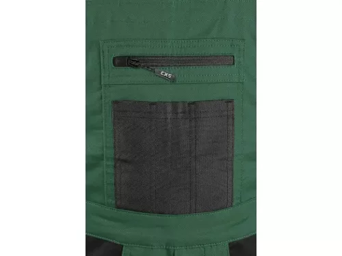 CXS Solis Rugalmas Kantáros nadrág Zöld/Fekete - 46