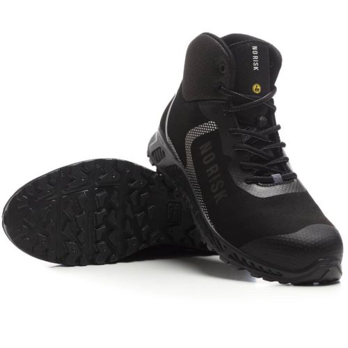 No Risk Black Tiger S3 ESD Fekete Munkavédelmi bakancs - 39