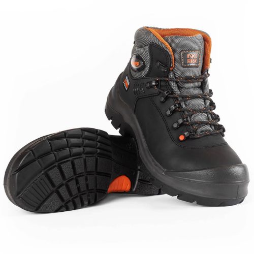 No Risk Blackrock S3 Fekete Munkavédelmi bakancs