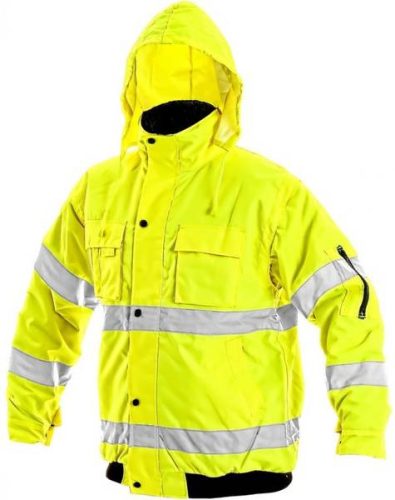 CXS Leeds 2in1 Téli Láthatósági Kabát HV Sárga