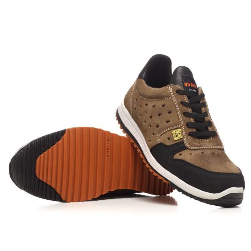 No Risk Runner S1P ESD Barna Munkavédelmi cipő - 43