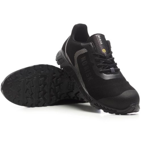 No Risk Black Panther S3 ESD Fekete Munkavédelmi cipő - 39