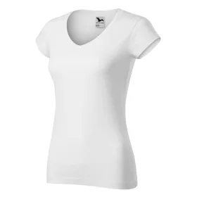 162 Malfini Fit V-nyakú női póló